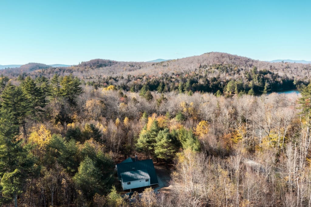 Surrounded by Vermont's mountain landscape