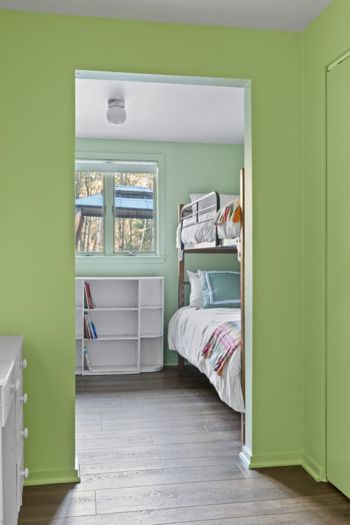 Playful bunk room for the kids
