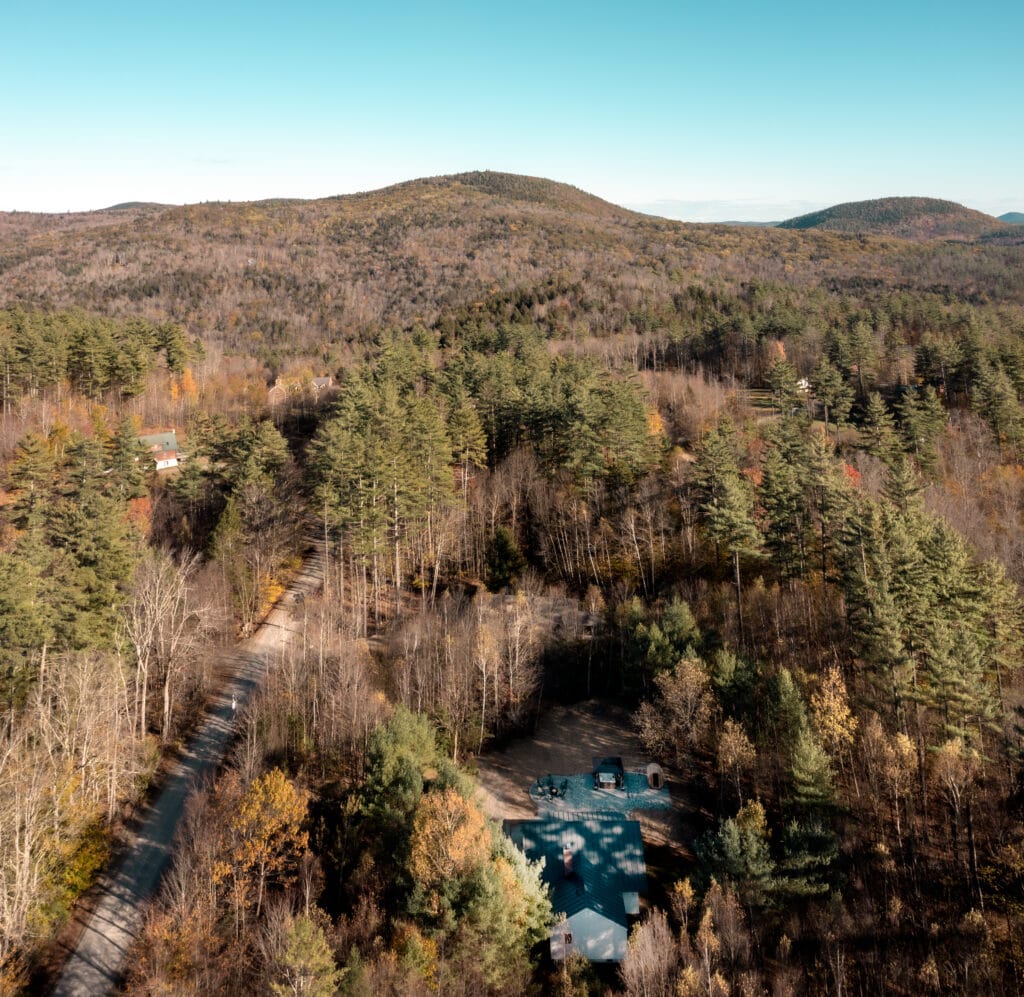The river valley below the haus