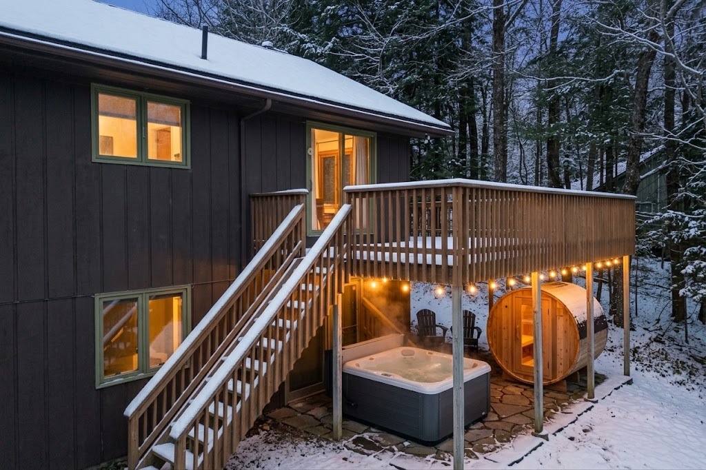 Hot tub at Killington Ski Haus